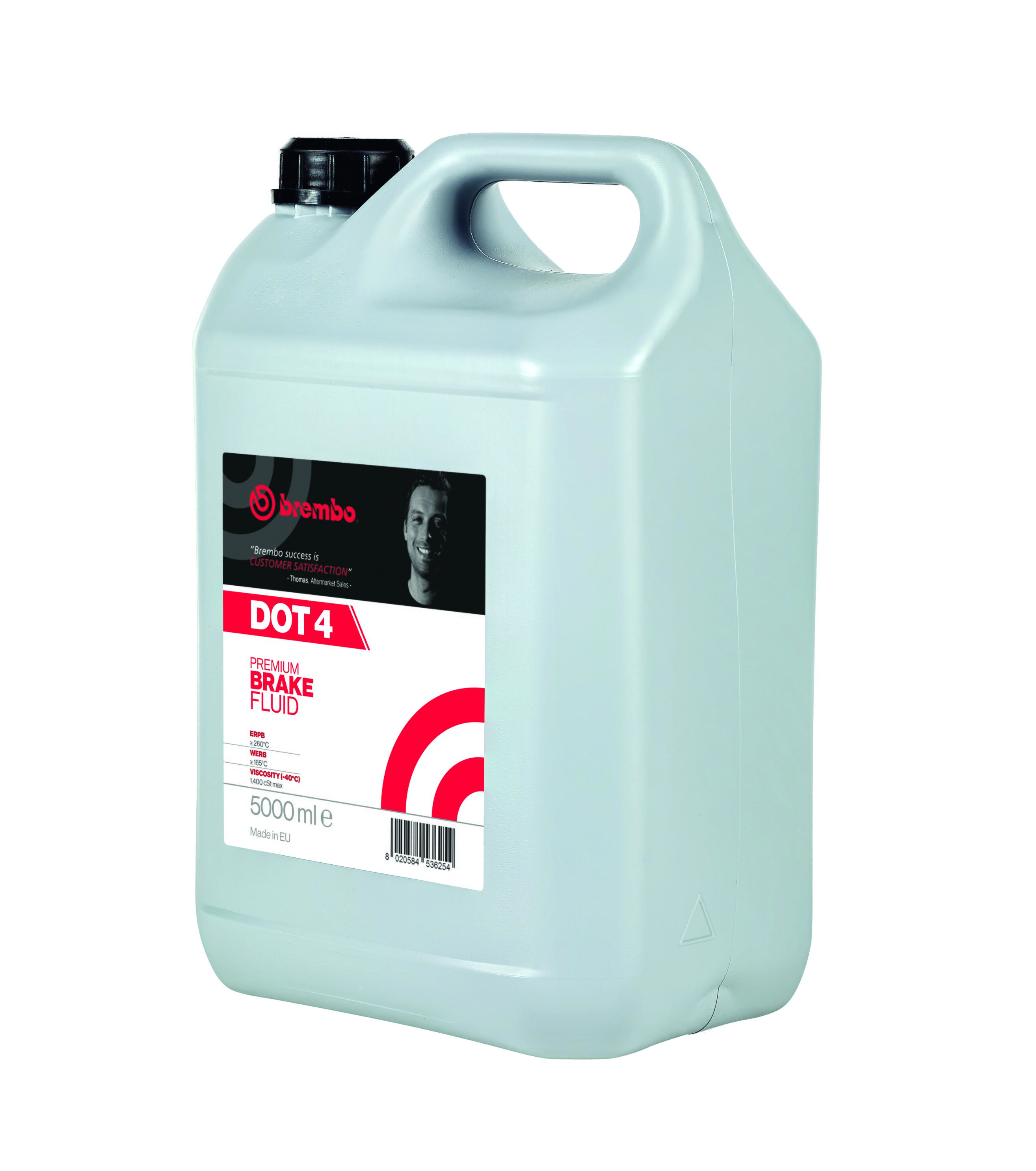 Brake Fluid (DOT 4) (5 Liter) - Brembo L04050